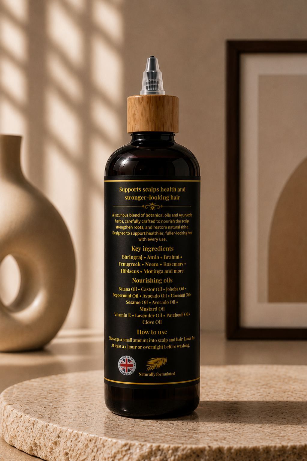 Deep Infused Herbal Hair Growth Oil (150ml) 🌿