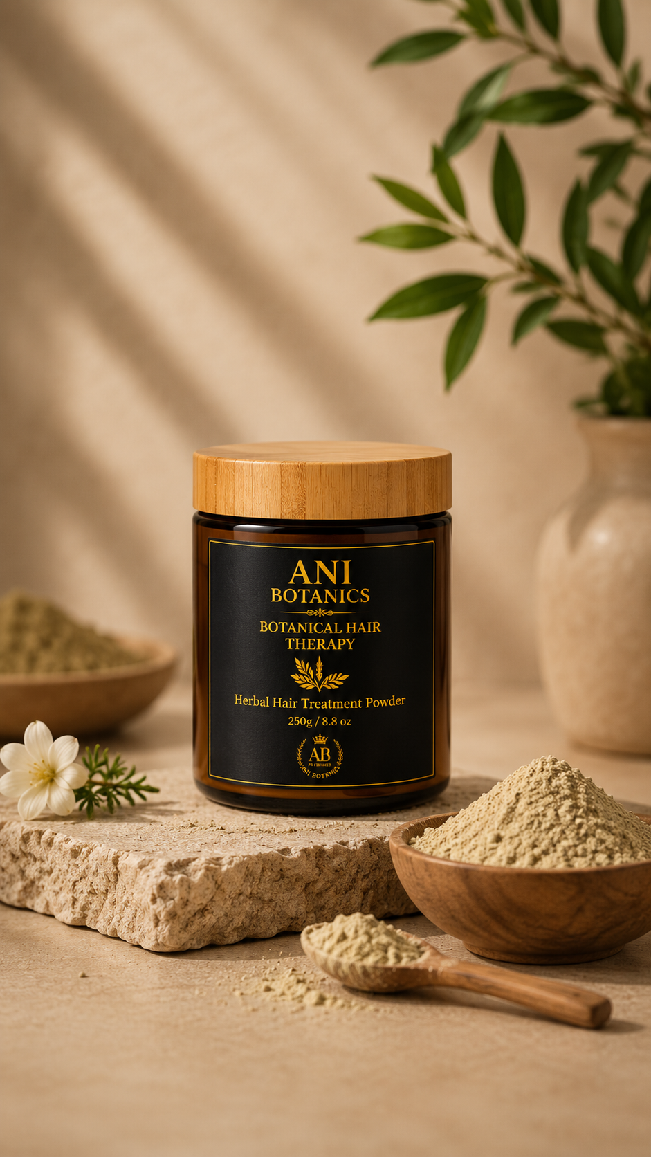 Deep Infused Herbal Hair Treatment Powder (250ml) 🌿
